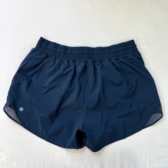 lululemon athletica Pants - ❌Lululemon Hotty Hot Shorts Women’s 12 Navy 4” Lined Athleisure Running Gym